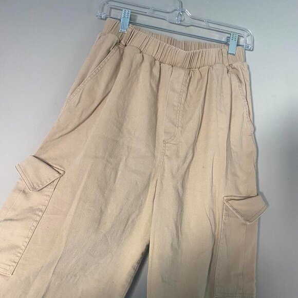 Wild Fable beige cargo pants elastic waist - Picture 4 of 8